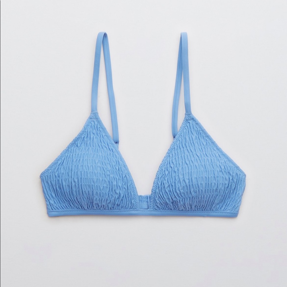 Aerie Smocked Bikini Top